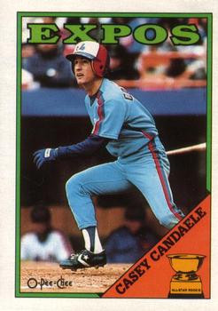 1988 O-Pee-Chee Baseball Cards 087      Casey Candaele